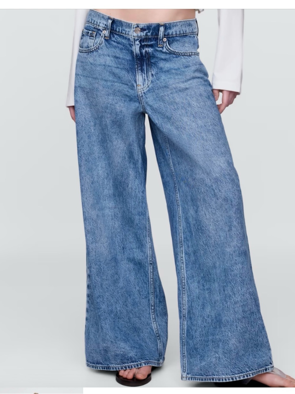 GAP Low Slung Extra Baggy Jeans for Women Size 16